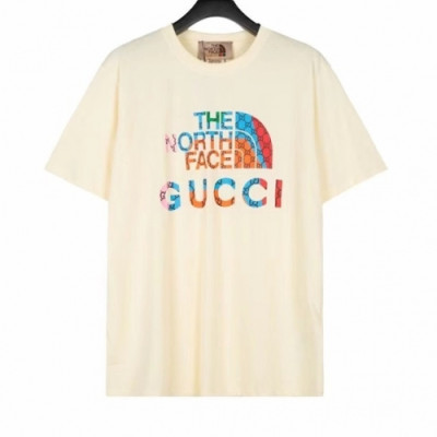 Gucci  Mm/Wm Logo Short Sleeved Tshirts Ivory - 구찌 2021 남/녀 로고 반팔티 Guc03824x Size(xs - l) 아이보리