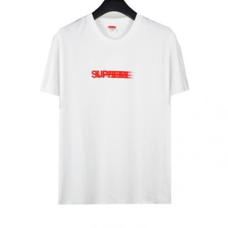 Supreme  Mens Logo Cotton Short Sleeved Tshirts White - 슈프림 2021 남성 로고 코튼 반팔티 Sup0122x Size(s - xl) 화이트