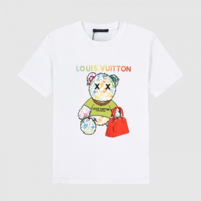 Louis vuitton  Mm/Wm Logo Short Sleeved Tshirts White - 루이비통 2021 남/녀 로고 반팔티 Lou03334x Size(xs - l) 화이트