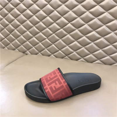 Fendi 2021 Men's Canvas Slipper,FENS0382 - 펜디 2021 남성용 캔버스 슬리퍼,Size(240-270),블랙
