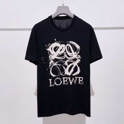 Loewe  Mens Smile Short Sleeved Tshirts Black - 로에베 2021 남성 폴로 반팔티 Loe0453x Size(m - 3xl) 블랙