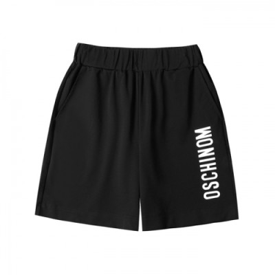 Moschino  Mens Logo Cotton Training Half-pants Black - 모스키노 2021 남성 로고 코튼 트레이닝 반바지 Mos0170x Size(s - l) 블랙