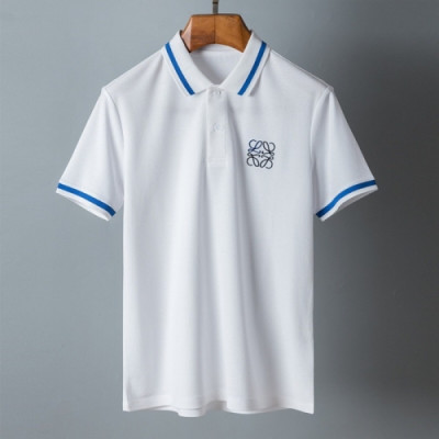 Loewe  Mens Smile Short Sleeved Tshirts White - 로에베 2021 남성 폴로 반팔티 Loe0456x Size(m - 3xl) 화이트