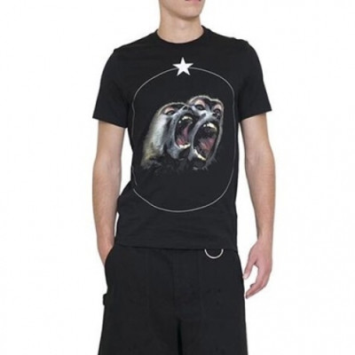 Givenchy  Mens Logo Short Sleeved Tshirts Black - 지방시 2021 남성 로고 코튼 반팔티 Giv0542x Size(xs - xl) 블랙