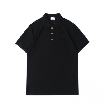 Burberry  Mm/Wm Logo Cotton Short Sleeved Tshirts Black - 버버리 2021 남/녀 로고 코튼 반팔티 Bur04009x Size(xs - l) 블랙
