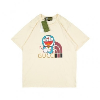 Gucci  Mm/Wm Logo Short Sleeved Tshirts Ivory - 구찌 2021 남/녀 로고 반팔티 Guc03844x Size(xs - l) 아이보리