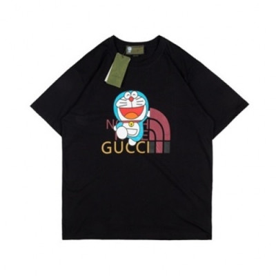 Gucci  Mm/Wm Logo Short Sleeved Tshirts Black - 구찌 2021 남/녀 로고 반팔티 Guc03845x Size(xs - l) 블랙
