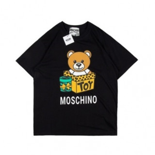 Moschino   Mm/Wm Logo Cotton Short Sleeved Tshirts Black - 모스키노 2021 남/녀 로고 코튼 반팔티 Mos0174x Size(xs - l) 블랙
