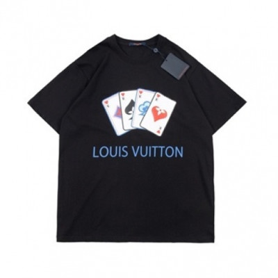Louis vuitton  Mm/Wm Logo Short Sleeved Tshirts Black - 루이비통 2021 남/녀 로고 반팔티 Lou03362x Size(xs - l) 블랙