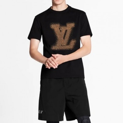 Louis vuitton  Mm/Wm Logo Short Sleeved Tshirts Black - 루이비통 2021 남/녀 로고 반팔티 Lou03368x Size(xs - l) 블랙