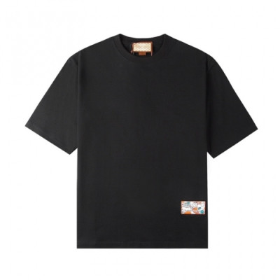 Balenciaga  Mm/Wm Logo Cotton Short Sleeved Tshirts Black - 발렌시아가 2021 남/녀 로고 코튼 반팔티 Bal01124x Size(xs - l) 블랙