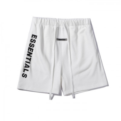 Fear of god  Fog 6th Mens Logo Casual Training Half Pants White - 피어오브갓 2021 남성 로고 캐쥬얼 트레이닝 반바지 Fea0312x Size(s - xl) 화이트