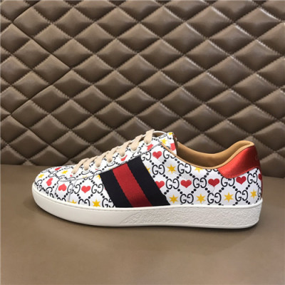 Gucci 2021 Mn/Wn Leather Sneakers,GUCS1592- 구찌 2021 남여공용 레더 스니커즈,Size(225-270),화이트