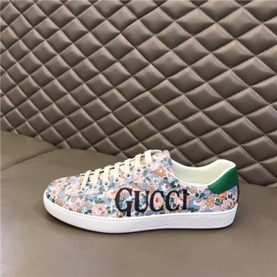 Gucci 2021 Mn/Wn Leather Sneakers,GUCS1600- 구찌 2021 남여공용 레더 스니커즈,Size(225-270),베이지