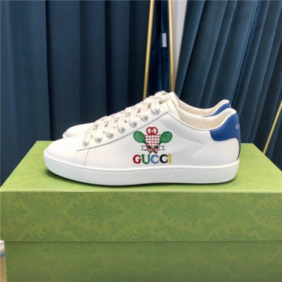 Gucci 2021 Mn/Wn Leather Sneakers,GUCS1605 - 구찌 2021 남여공용 레더 스니커즈,Size(225-270),화이트