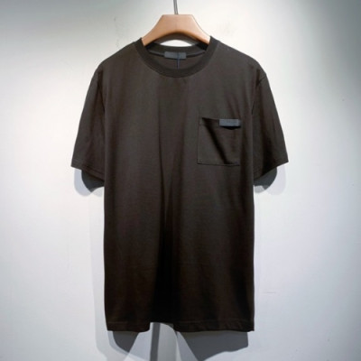 Prada  Mens Basic Logo Short Sleeved Tshirts Black - 프라다 2021 남성 베이직 로고 폴로 반팔티 Pra02321x Size(s - 2xl) 블랙