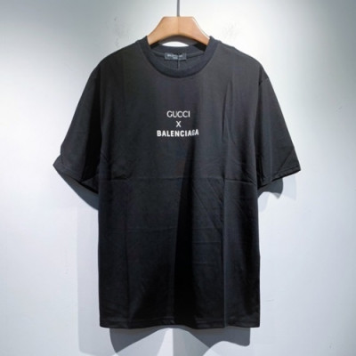 Gucci  Mm/Wm Logo Short Sleeved Tshirts Black - 구찌 2021 남/녀 로고 반팔티 Guc03858x Size(s - 2xl) 블랙