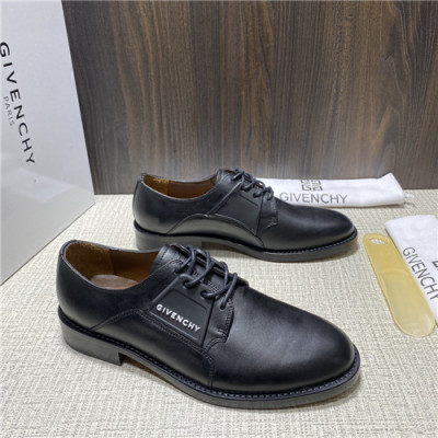 Givenchy 2021 Men's Leather Derby Shoes,GIVS0181 - 지방시 2021 남성용 레더 더비슈즈,Size(240-270),블랙