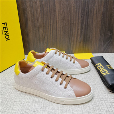 [매장판]Fendi 2021 Men's Leather Sneakers,FENS0390 - 펜디 2021 남성용 레더 스니커즈,Size(240-270),화이트