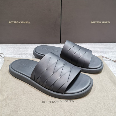 Bottega Veneta 2021 Men's Slipper,BVS0400 - 보테가 베네타 2021 레더 슬리퍼,Size(240-270),블랙