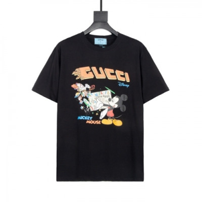Gucci  Mm/Wm Logo Short Sleeved Tshirts Black - 구찌 2021 남/녀 로고 반팔티 Guc03879x Size(xs - l) 블랙