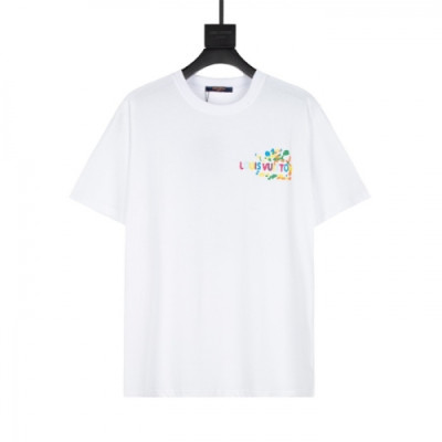 Louis vuitton  Mm/Wm Logo Short Sleeved Tshirts White - 루이비통 2021 남/녀 로고 반팔티 Lou03399x Size(xs - l) 화이트