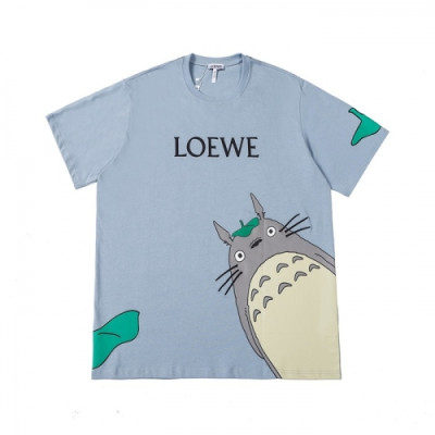 Loewe  Mens Smile Short Sleeved Tshirts Blue - 로에베 2021 남성 폴로 반팔티 Loe0464x Size(s - 2xl) 블루