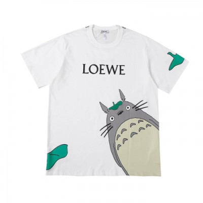 Loewe  Mens Smile Short Sleeved Tshirts White - 로에베 2021 남성 폴로 반팔티 Loe0465x Size(s - 2xl) 화이트