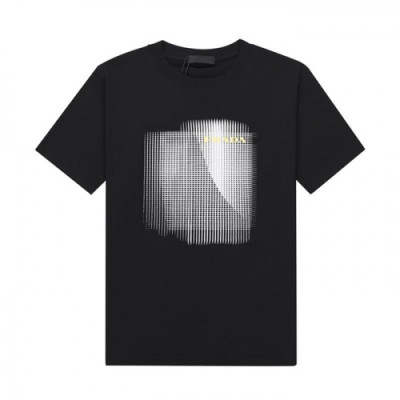 Prada   Mm/Wm Basic Logo Short Sleeved Tshirts Black - 프라다 2021 남/녀 베이직 로고 반팔티 Pra02326x Size(s - xl) 블랙