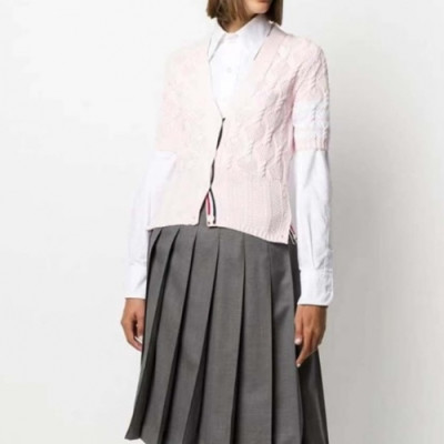 Thom Browne  Womens Strap Polo Short-sleeved Tshirts Pink - 톰브라운 2021 여성 스트랩 폴로 반팔티 Thom01350x Size(s - l) 핑크