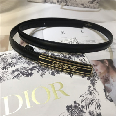 Dior 2021 Women's Leather Belt,1.5cm,DIOBT0065 - 디올 2021 여성용 레더 벨트,1.5cm,블랙