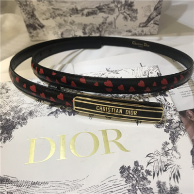 Dior 2021 Women's Leather Belt,1.5cm,DIOBT0066 - 디올 2021 여성용 레더 벨트,1.5cm,블랙