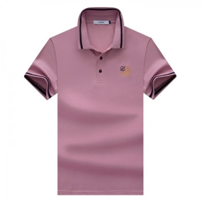 Loewe  Mens Smile Short Sleeved Tshirts Pink - 로에베 2021 남성 폴로 반팔티 Loe0469x Size(m - 3xl) 핑크