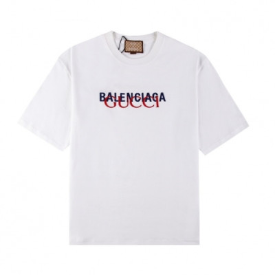 Gucci  Mm/Wm Logo Short Sleeved Tshirts White - 구찌 2021 남/녀 로고 반팔티 Guc03899x Size(xs - l) 화이트
