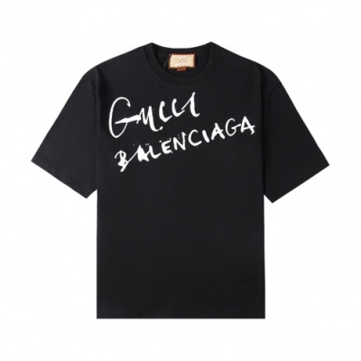 Gucci  Mm/Wm Logo Short Sleeved Tshirts Black - 구찌 2021 남/녀 로고 반팔티 Guc03902x Size(xs - l) 블랙