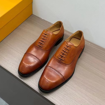 Louis Vuitton 2024 Mens Leather Oxford Shoes,LOUS2189 - 루이비통 2024 남성용 레더 옥스퍼드 슈즈,Size(240-275),브라운