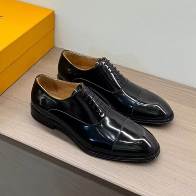 Louis Vuitton 2024 Mens Leather Oxford Shoes,LOUS2192 - 루이비통 2024 남성용 레더 옥스퍼드 슈즈,Size(240-270),블랙