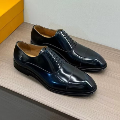 Louis Vuitton 2024 Mens Leather Oxford Shoes,LOUS2193 - 루이비통 2024 남성용 레더 옥스퍼드 슈즈,Size(240-275),네이비