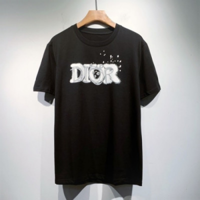Dior  Mm/Wm Casual Crew-neck Short Sleeved Tshirts Black - 디올 2021 남/녀 캐쥬얼 크루넥 반팔티 Dio01328x Size(s - 2xl) 블랙