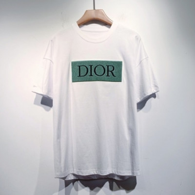 Dior  Mm/Wm Casual Crew-neck Short Sleeved Tshirts White - 디올 2021 남/녀 캐쥬얼 크루넥 반팔티 Dio01329x Size(s - 2xl) 화이트