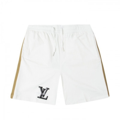 Louis vuitton  Mens Casual Half Pants White - 루이비통 2021 남성 캐쥬얼 반바지 Lou03449x Size(m - 2xl) 화이트