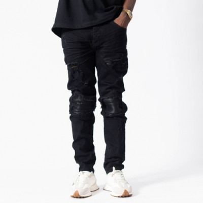 Amiri  Mens Trendy Denim Pants Black - 아미리 2021 남성 트렌디 데님 팬츠 Ami0256x Size(29 - 40) 블랙