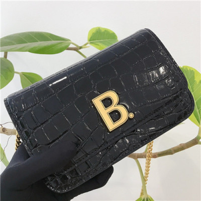 [발렌시아가]Balenciaga 2021 Women's Leather Shoulder Bag,19cm,BGB0647 - 발렌시아가 2021 여성용 레더 숄더백,19cm,블랙