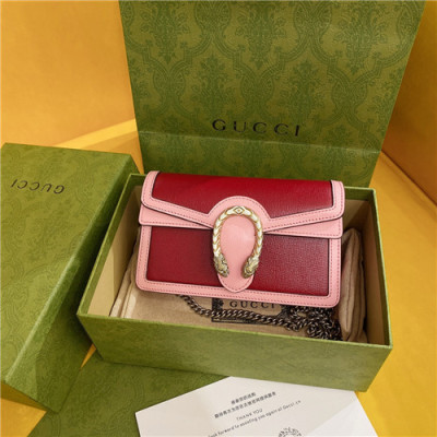 [럭셔리한]Gucci 2021 Mini GG Dionysus Shoulder Bag,16.5cm,GUB1325 - 구찌 2021 미니 GG 디오니서스 숄더백,16.5cm,핑크+레드