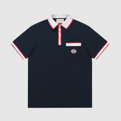Gucci  Mm/Wm Logo Short Sleeved Tshirts Navy - 구찌 2021 남/녀 로고 반팔티 Guc03921x Size(xs - l) 네이비