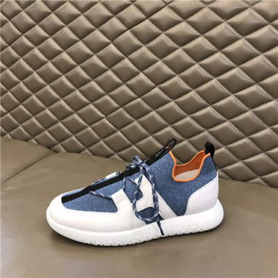 Hermes 2021 Men's Canvas Sneakers,HERS0513 - 에르메스 2021 남성용 캔버스 스니커즈,Size(240-270),블루