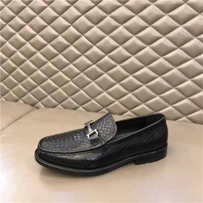Salvatore Ferragamo 2021 Men's Leather Loafer,FGMS0591 - 페라가모 2021 남성용 레더 로퍼,Size(240-270),블랙