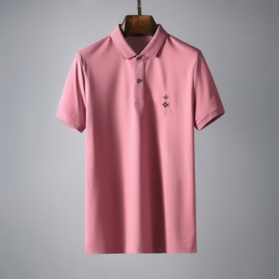 Louis vuitton  Mens Logo Short Sleeved Tshirts Pink - 루이비통 2021 남성 로고 반팔티 Lou03460x Size(m - 3xl) 핑크