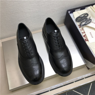 Bally 2021 Men's Leather Derby Shoes,BALS0187 - 발리 2021 남성용 레더 더비슈즈,Size(240-270),블랙