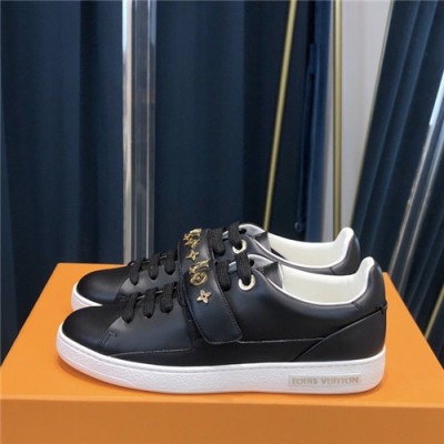 Louis Vuitton 2021 Men's Leather Sneakers,LOUS2225 - 루이비통 2021 남성용 레더 스니커즈,SizE(240-270),블랙
